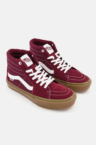 Vans Men Sk8-hi Skate Shoes, Maroon