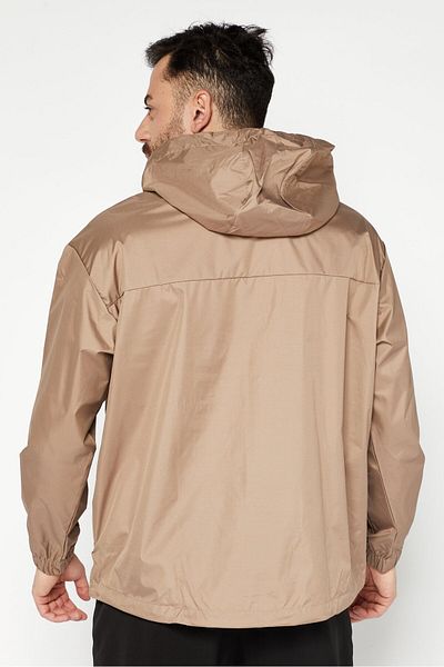 adidas Men Sportswear Fit Training Track Jacket, Tan