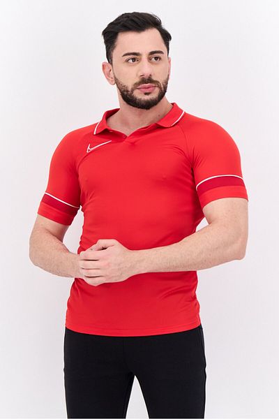 Nike Men Sportswear Fit Short Sleeves Training Polo, Red