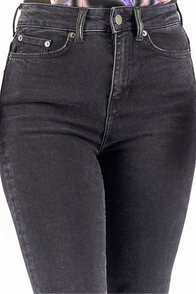 The Kooples Women Regular Fit Solid Stretchable Jeans, Black