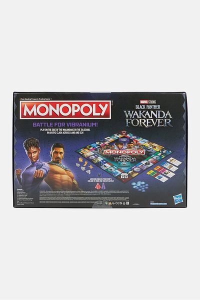 Monopoly Black Panther Wakanda Forever Edition Puzzle Game