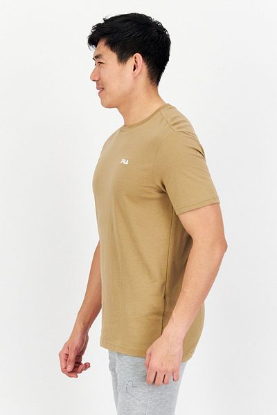 Fila Men Sportswear Fit Short Sleeve Outdoor T-Shirt, Tan