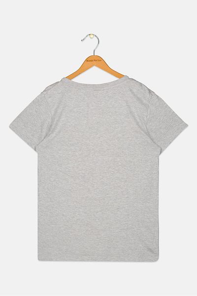 Marvel Kids Boy Crew Neck Short Sleeve Graphic Print T-shirt, Grey Combo