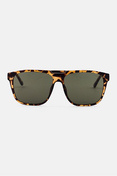 Guess Men GU00056 Square Sunglasses, Brown