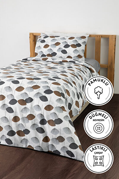 FAVORA Forest Ranforce Односпальний комплект постільної білизни - Антрацит