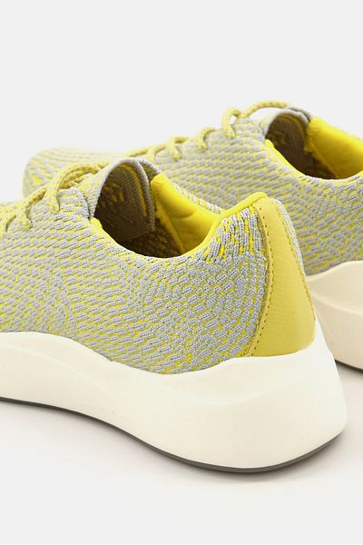 Legero Women Weite G Balloon Lace Up Sports Shoes, Yellow