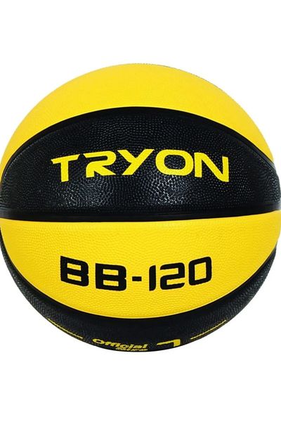 TRYON Νο 7 Μπάλα Μπάσκετ Κίτρινο Μαύρο Bb-120