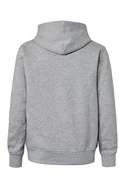Tchibo Men Hood With Drawstring Long Sleeve Heather Sweatshirts, Heather Grey