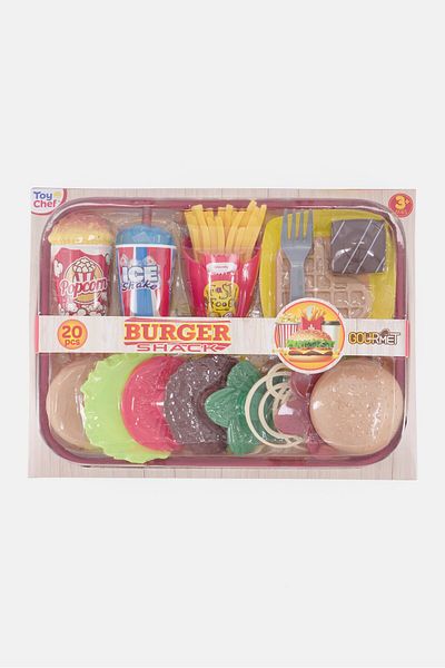 Toy Chef Burger Shack Set, Yellow Combo