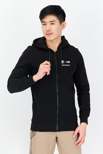 Puma Men Sportswear Fit Training Brand Logo Sweatshirt, Black Combo