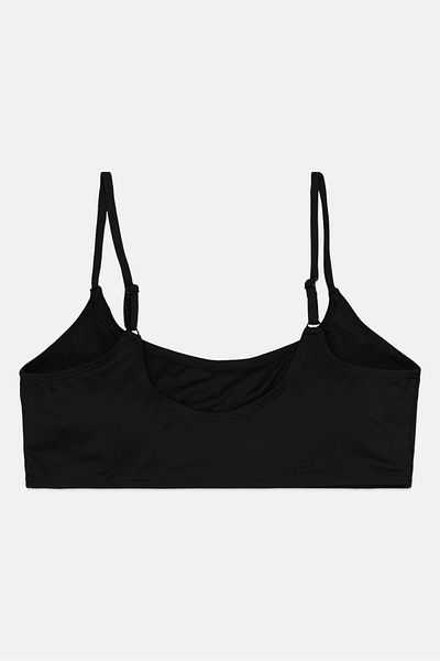 Ellesse Women Brand Logo Padded Bikini Top, Black
