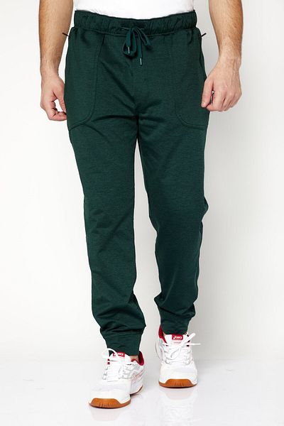 gaiam Men Regular Fit Heather Sweatpants, Grass Green