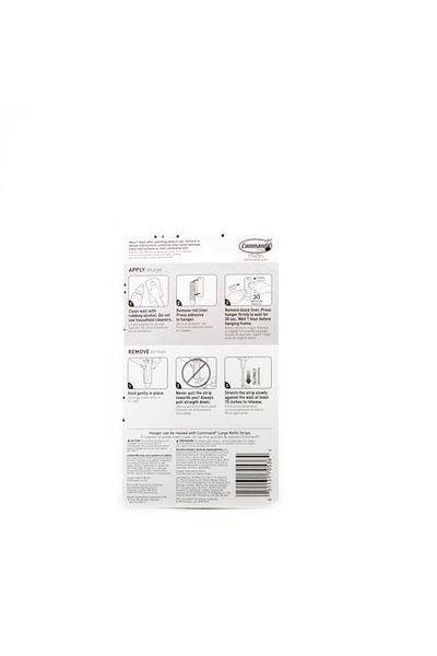 COMMAND 17040ES COMMAND SAWTOOTH PICTUR E HANGER W/WATER RESISTNT STRPS