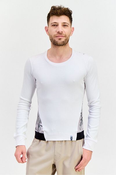 Aape By A Bathing Ape Men Sportswear Fit Long Sleeve Outdoor Sweatshirt, White