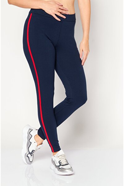 Ellesse Women Full Length Brand Logo Leggings, Navy