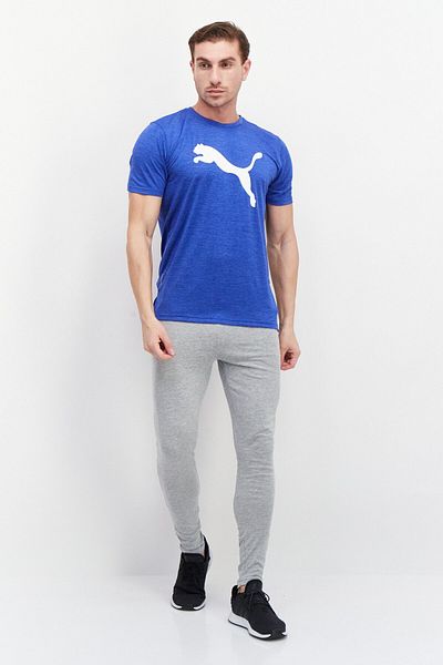 Puma Men Sportswear Fit Short Sleeve Running T-Shirts, Blue