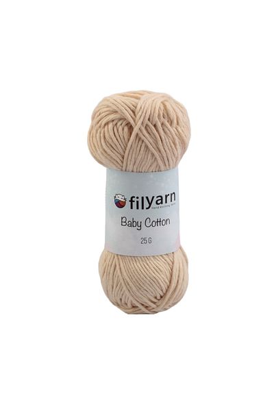 Filyarn 25 γραμμάρια Oeko-tex Certified Baby and Vest νήμα - Πλεκτό στο χέρι βαμβακερό νήμα