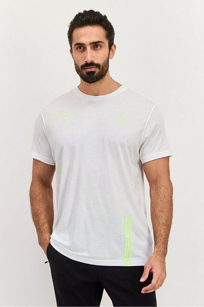 Puma Men Sportswear Fit Short Sleeve Outdoor T-shirt, White