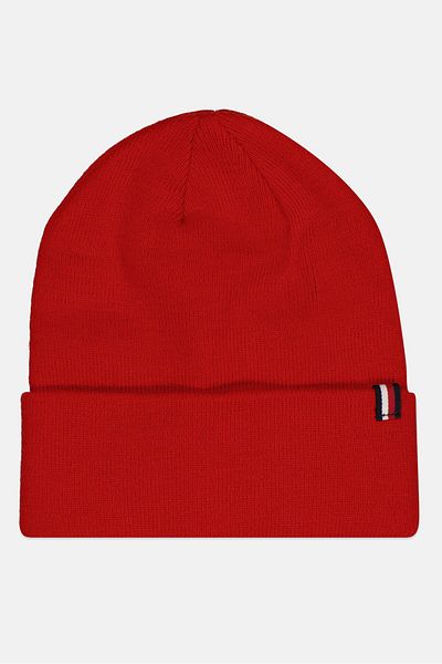 Tommy Hilfiger Women Brand Logo Beanie, Red