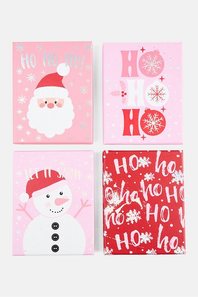 Votum 4 Piece Of Gift Card Holders, Pink