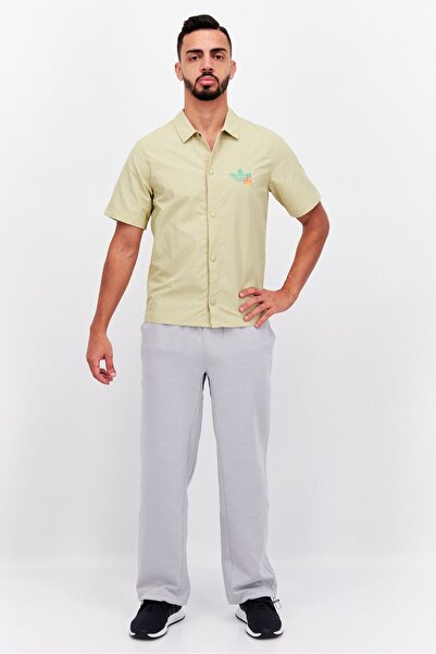 adidas Men Sportswear Fit Brand Logo Training Shirts, Khaki