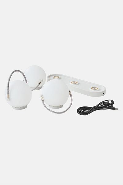 Tchibo Battery Powered Table Lamp Set, White