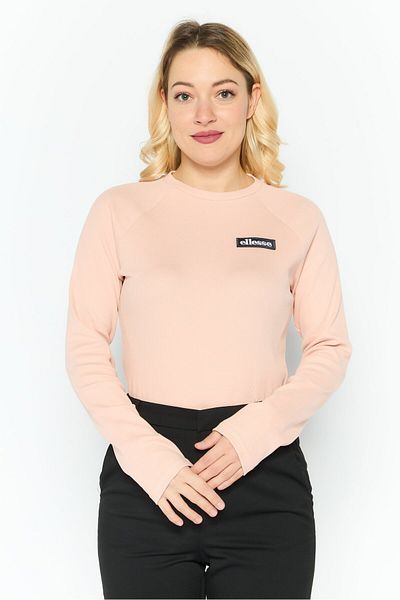 Ellesse Women Brand Logo Long Sleeve Bodysuit, Pink