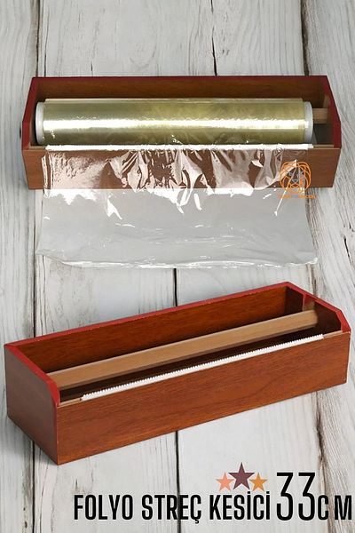 sweenhome Wooden Foil & Stretch Pouch Cutter 30 cm