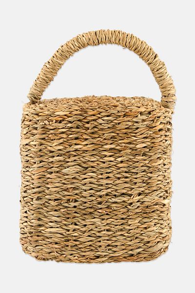 Muy Mucho Sea Grass Textured Door Stopper, Tan