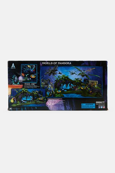 Mcfarlane Avatar World Of Pandora Omatikaya Rainforest With Jake Sully, Purple