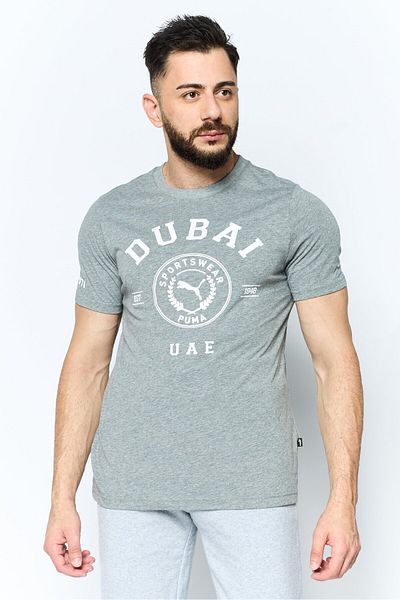 Puma Men Sportswear Fit Short Sleeve Outdoor T-shirt, Grey