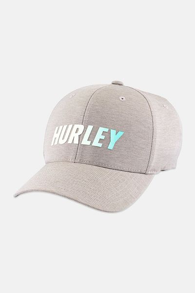 Hurley Men H20 Dri Skyridge Brand Logo Cap, Grey