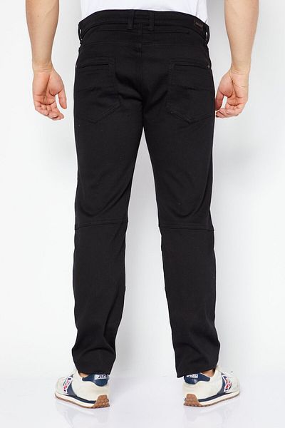 Karl Lagerfeld Men Regular Fit Solid Chino Pants, Black