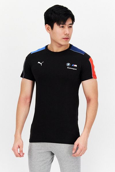 Puma Men Sportswear Fit Brand Logo Training T-Shirt, Black Combo