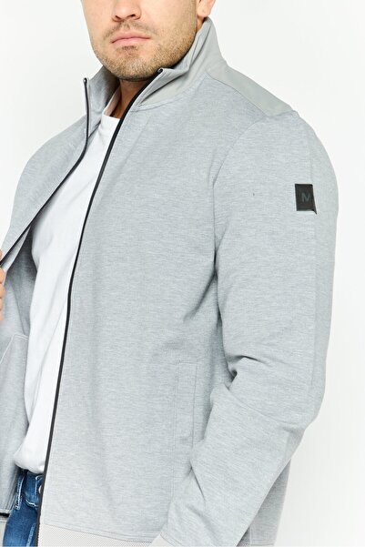 Michael Kors Men Sportwear Fit Long Sleeves Outdoor Sweatshirt, Grey