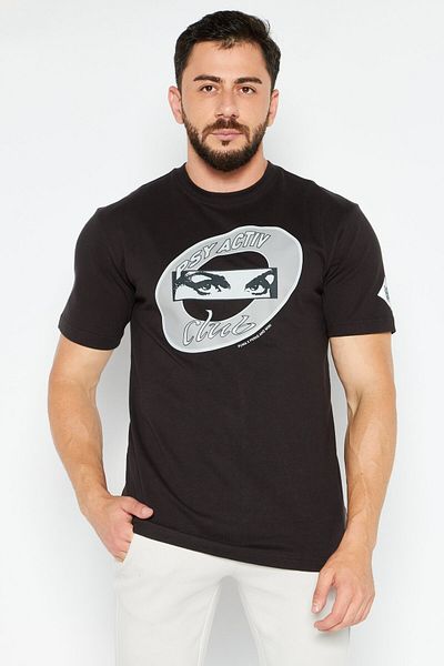 Puma x Perks And Mini Men Sportswear Fit Short Sleeves Outdoor T-Shirt, Black