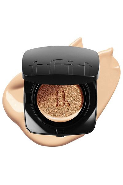 TFİT كريم أساس TFIT Cushion Foundation Layering Fit Glow Cushion Ex W02 Spf 50 /pa تأثير لامع طوال اليوم