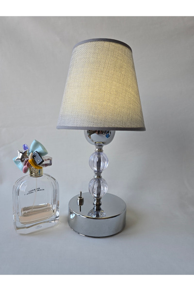fey atelier Abajur, Pilli Abajur,Pilli Masa Lambası,Pilli Gece Lambası,Kablosuz Masa lambası ,A.GRİYUVARLAKKROM