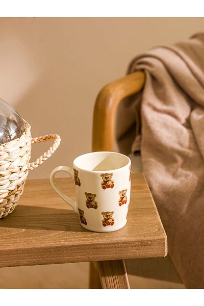 LC Waikiki Lcw Home Beige Bear Printed Mug 270 ml