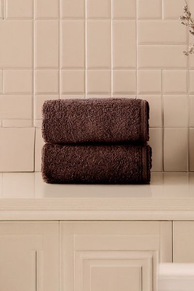 BOOVI Mago - 2 pcs50x100 Cm 100% Pure Cotton, Quality Towel SetHand| Face| Dowry| Bathroom| Luxury Towel