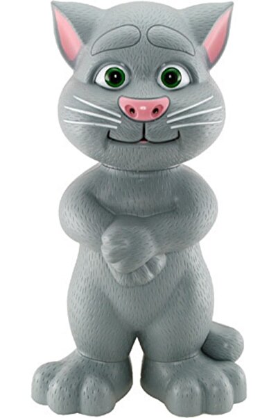 CAN OYUNCAK Konuşan Kedi Tom Ses Kaydeden Müzikli 23 Cm Talking Tom Cat Rs55876