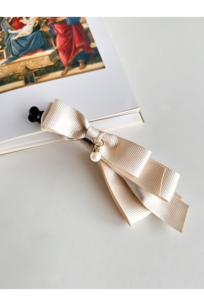 CSR AKSESUAR Pearl Μεγάλο μέγεθος φιόγκος μπανάνα αγκράφα