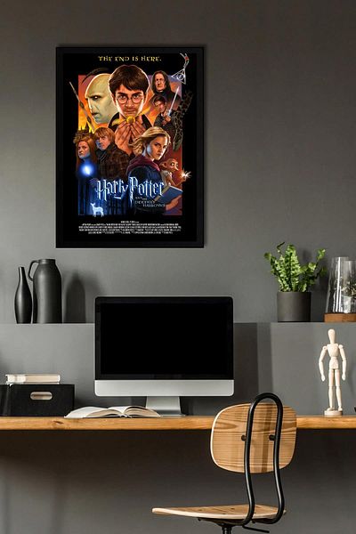 Saturn Pictură înrămată Harry Potter și Relikviile Morții - Pictură poster film