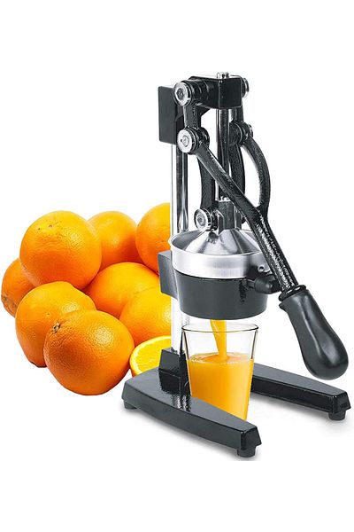 mastergold Commercial Grade Hand Press Manual Juicer | Citrus Squeezer for Lemons and Oranges