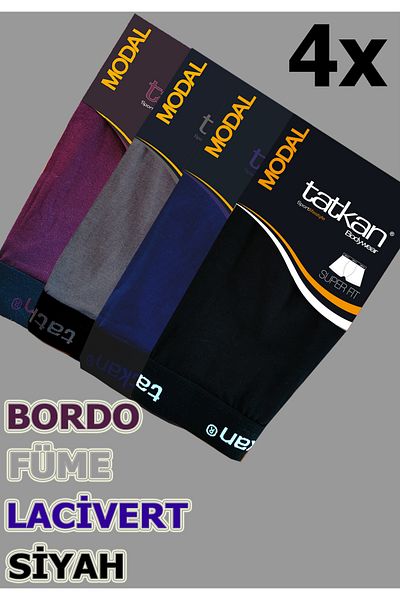 tatkan 4-Piece Lycra Modal Men's Boxers