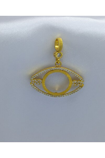 MODA Yeni Sezon 22 Ayar Altın Kaplama Çeyrek Uyumlu ( Içi Boş ) Kolye Ucu