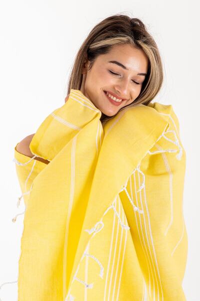 Akaystore 100% Cotton Striped Bath Spa Peshtamal |   Beach Towel