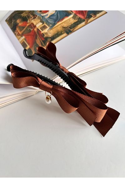 CSR AKSESUAR Pearl Μεγάλο μέγεθος φιόγκος μπανάνα αγκράφα