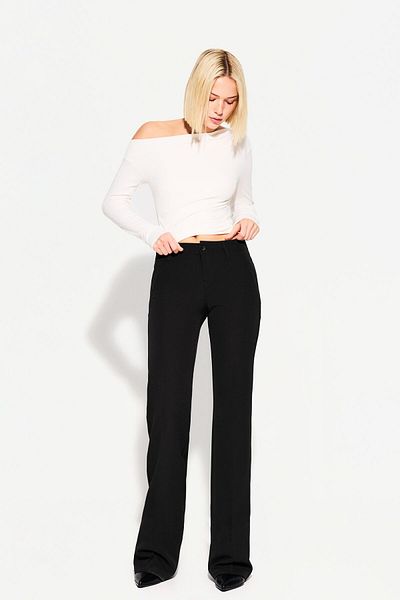 Bershka Low-rise boot-cut trousers