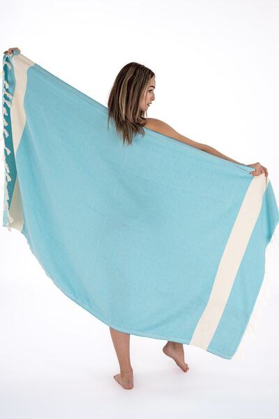 Akaystore Peshtemal με 100% βαμβακερό σχέδιο |   Πετσέτα παραλίας